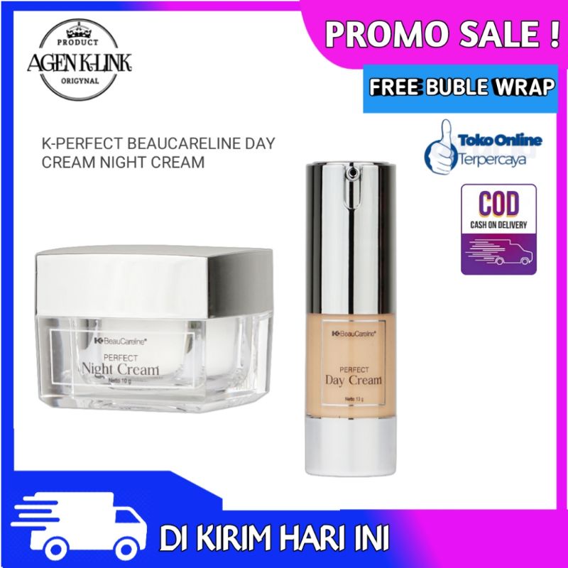 K-PERFECT BEAUCARELINE DAY CREAM NIGHT CREAM ORIGINAL K-LINK