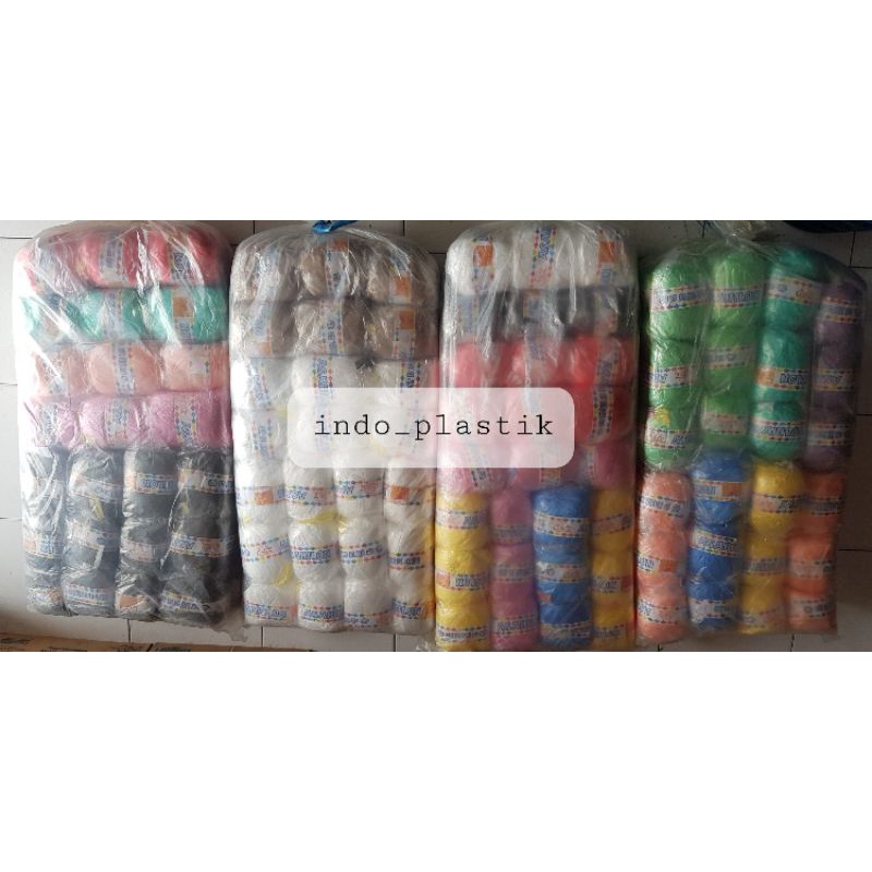 Nimira_Amira Tali Rafia Halus / Asahilon Warna Warni / Tali Rafia Rajut / Tali Rafia Lembut