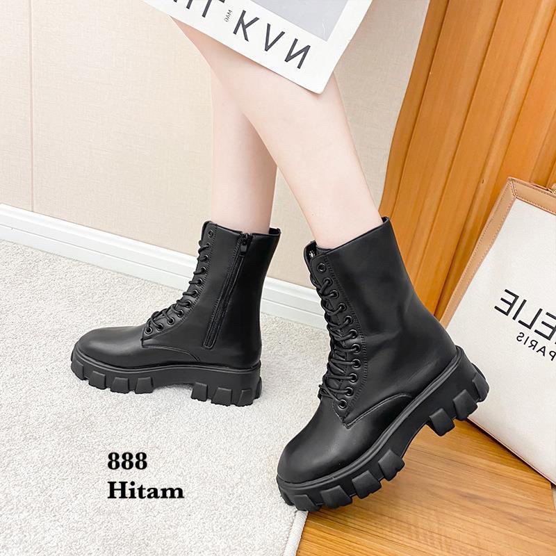 SEPATU BOOTS BAHAN KULIT 888