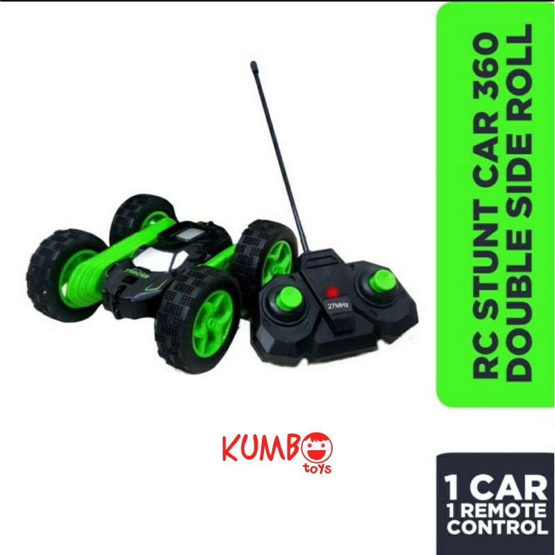Mainan Mobil Remote RC Stunt Car 360 Double Side Roll