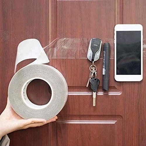 

Double Tape Super / Nano double tape / Isolasi Bening 2 sisi Super Kuat Tanpa Bekas - IVYTAPE