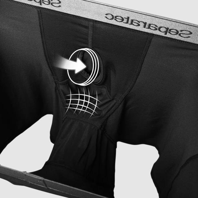 Celana Dalam Pria Separatec Trunks Micro Modal Premium 1 Pcs - Hitam - XL