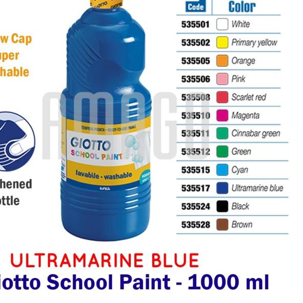 

GIOTTO SCHOOL PAINT - ULTRAMARINE BLUE - 1.000 ml - 535517