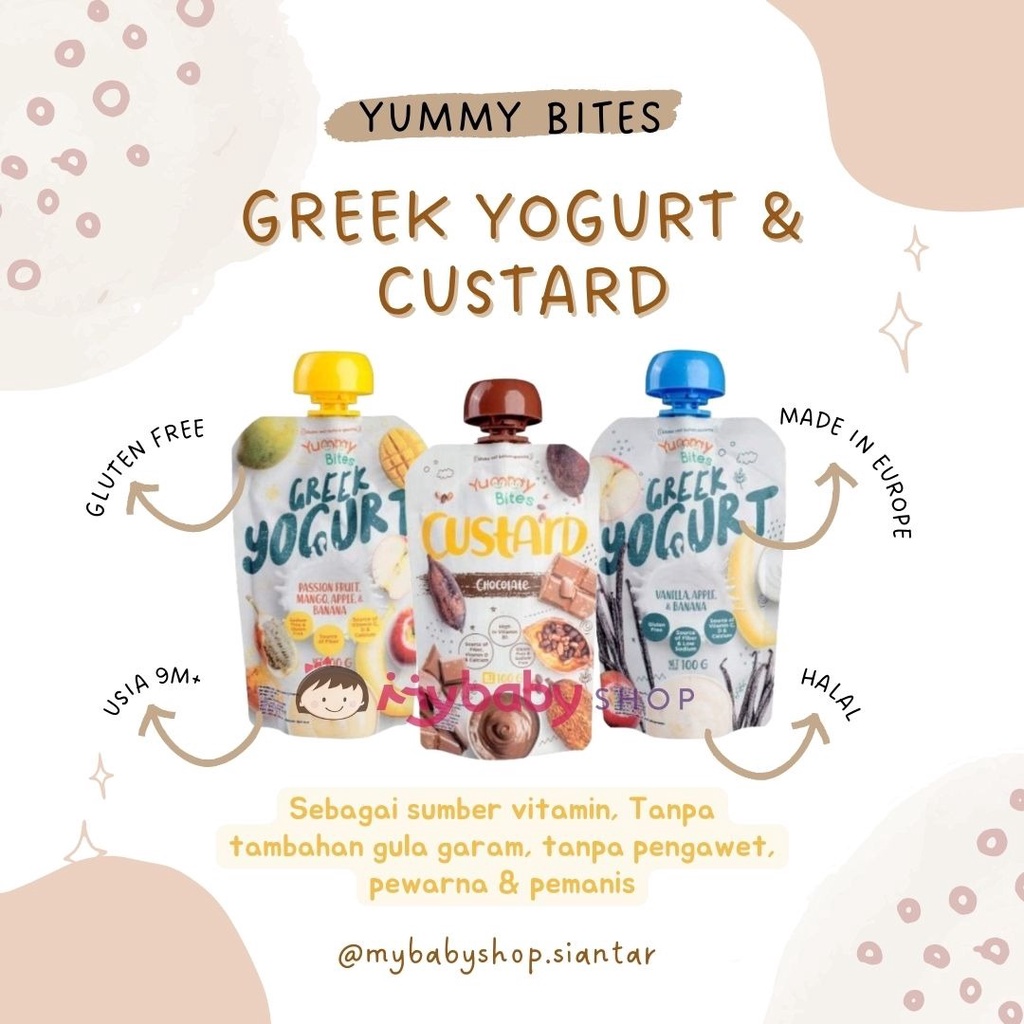 Jual Yummy Bites Greek Yogurt / yummybites yogurt / yogurt bayi / yummy