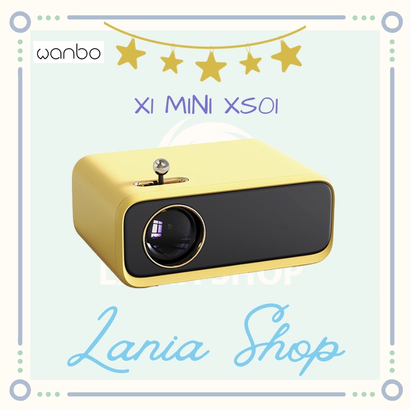 WANBO X1 MINI XS01 - Mini Projector 200 ANSI Lumens - Support 1080P