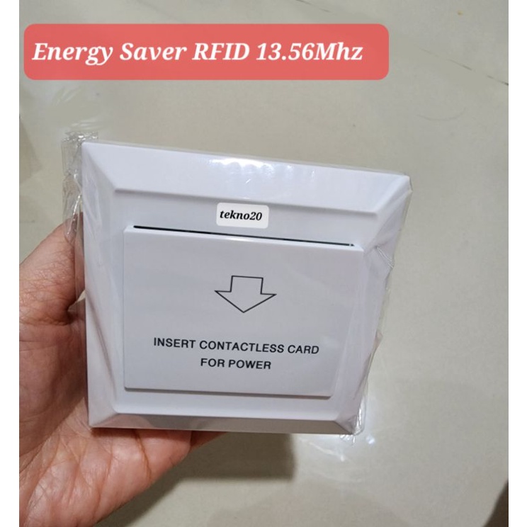 Energy Saver RFID 13.56 Mhz Hemat Energi Saving 13,56 Mhz Switch Saklar RFID Energi Saving Mifare untuk Hotel Kost - ES01 Mifare
