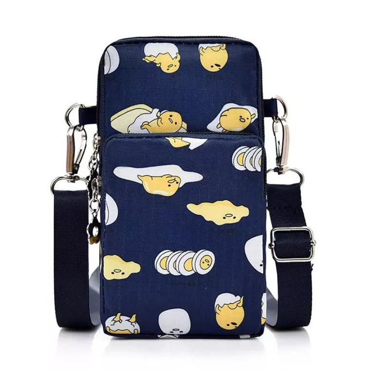 BARANG TERUPDATE HANABI-tas hp selempang wanita EGG POCKET dompet hp wanita dompet kunci multifungsi