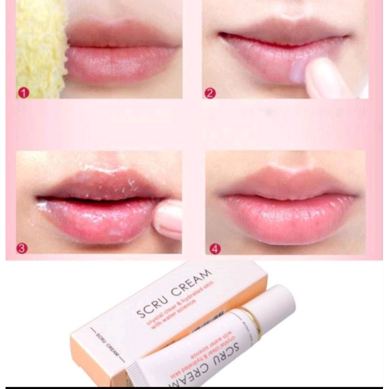 SCRUB BIBIR MENCERAHKAN BIBIR