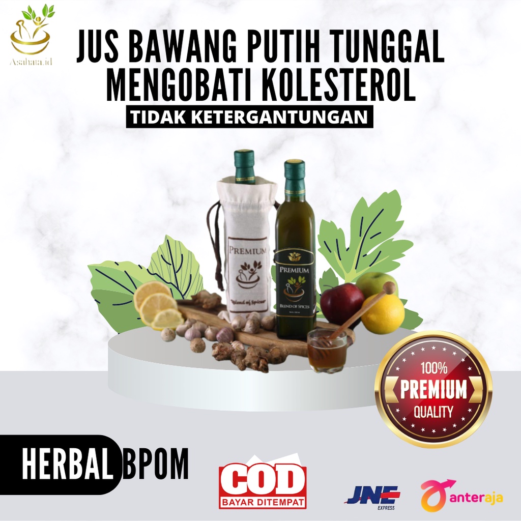 

Jus Bawang Putih Tunggal Mengobati Kolesterol Pembekuan Darah Melangsingkan Tubuh - Asahata 500 ML