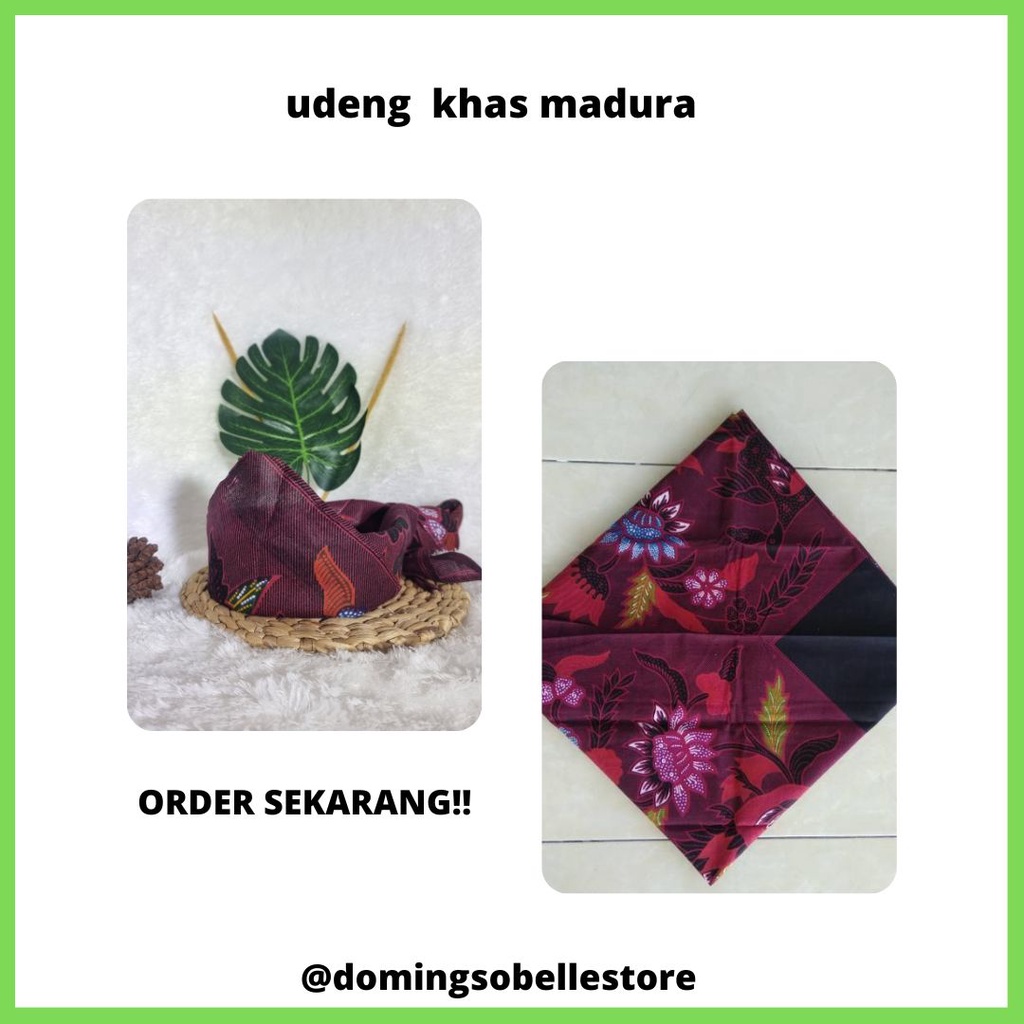 ⚡COD⚡udeng madura random / Ikat kepala adat Madura /udeng madura / Udeng Instan Khas Madura