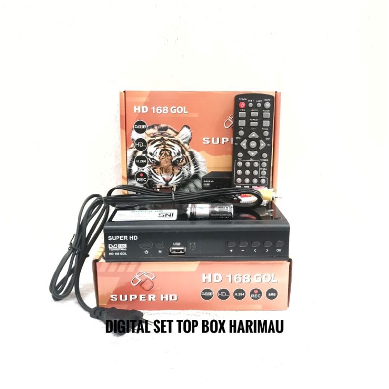 Set Top Box SuperHd Harimau - Stb Digital Harimau