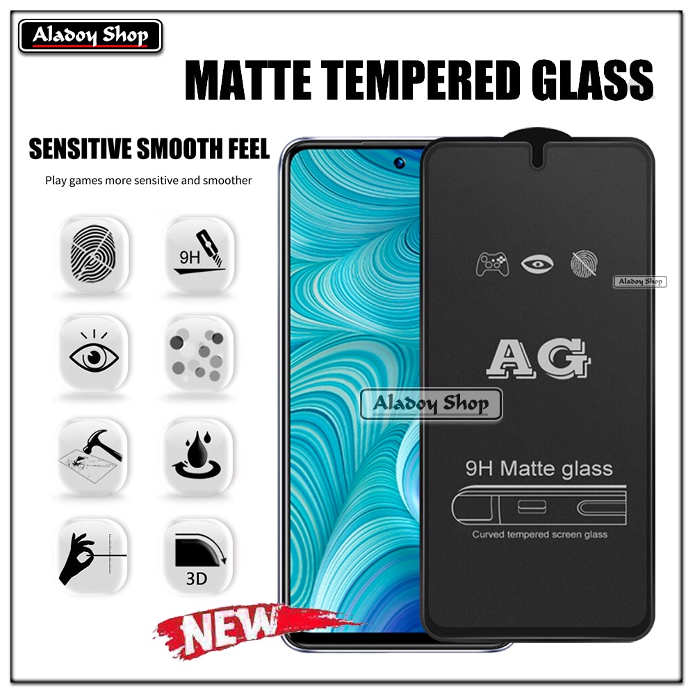 INFINIX HOT 11S NFC PAKET 2IN1 Tempered Glass Matte Anti Glare Full Layar dan Tempered Glass Kamera