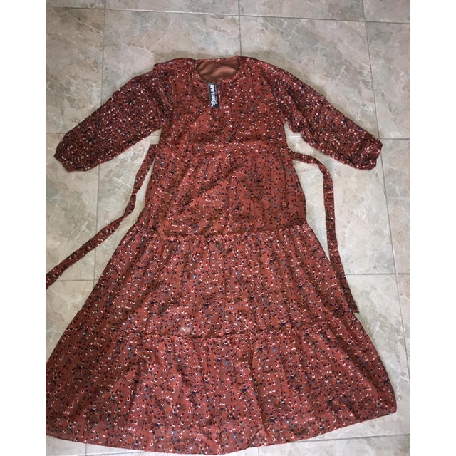 GAMIS CERUTY MOTIF BUNGA