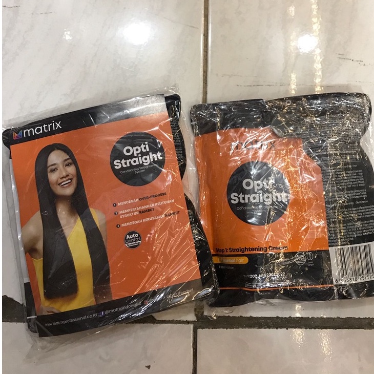 MATRIX Opti mini Straight Normal / Resistant Sachet | Obat Bonding | Rebonding | Pelurus Rambut