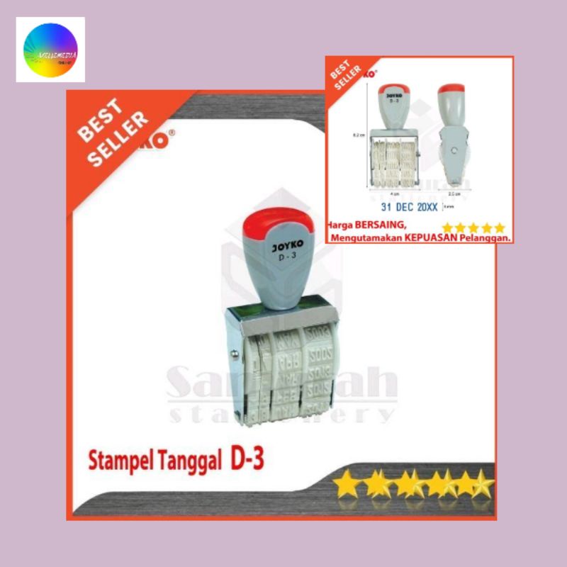 

Stampel Tanggal Joyko D-3(ORIGINAL PRODUK)