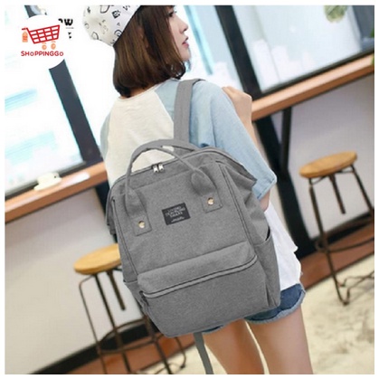 Tas Ransel Wanita Living Traveling Share Denim