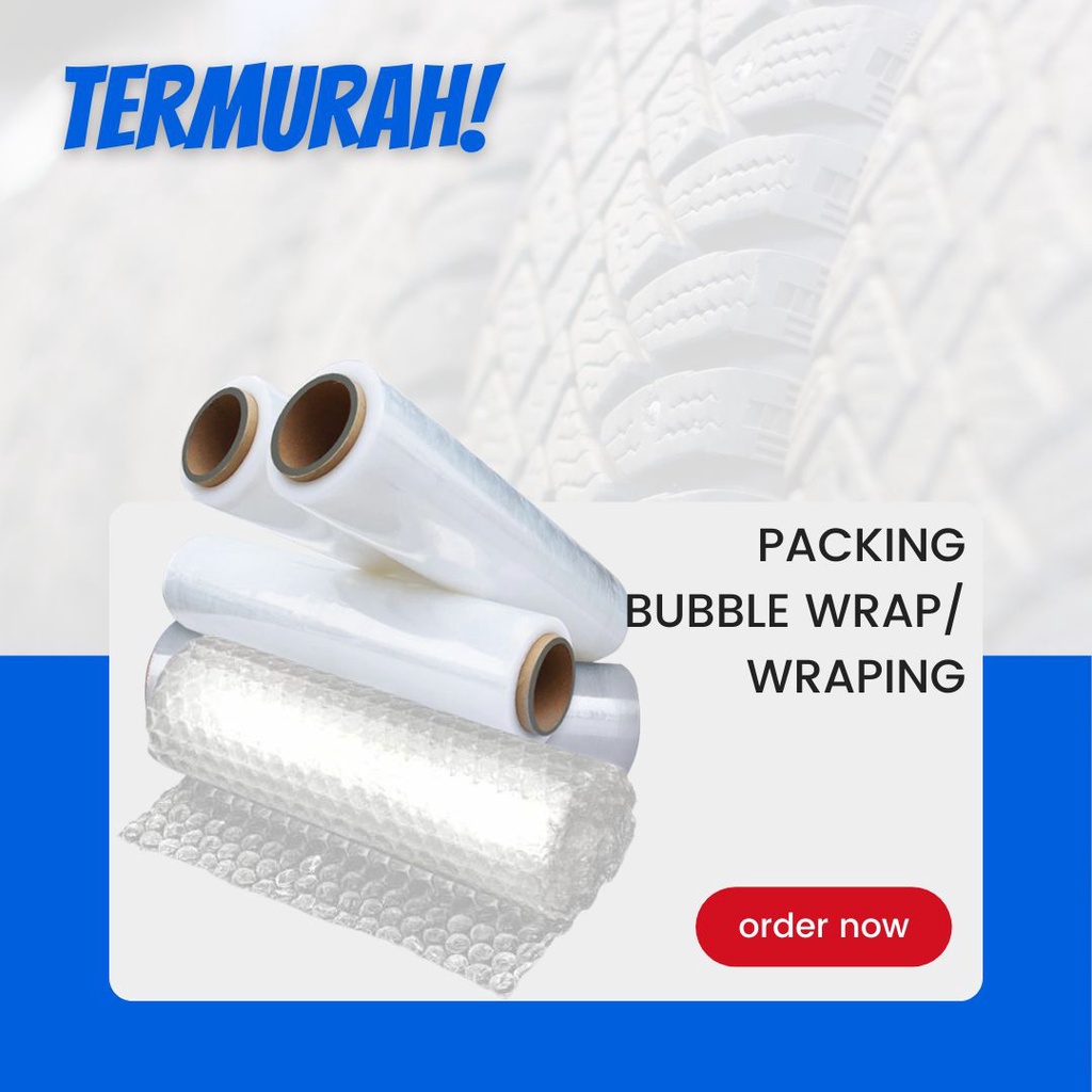 

[READY COD] PACKING BUBBLE WRAP / PACKING WRAPING KHUSUS PEMBELIAN TOKO TTG MOTOR I