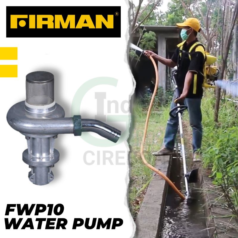 Water Pump FIRMAN FWP10 Adaptor Pompa Air Mesin Potong Rumput Pompa Pemotong Rumput Brushcutter FWP 