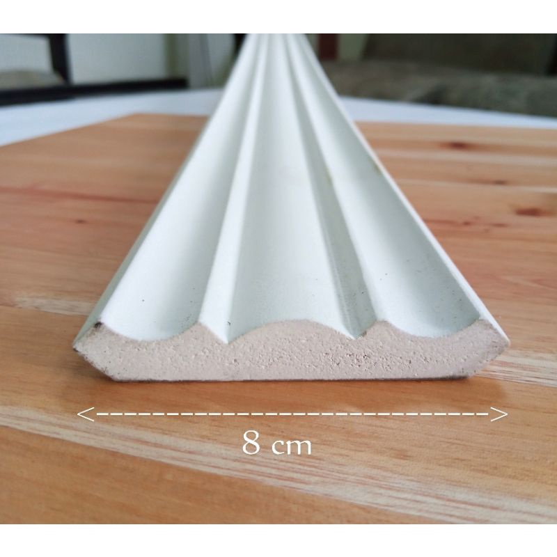 Jual Lis Kayu Profil Dinding Wall Molding MF080 | Shopee Indonesia