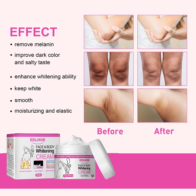 【COD】Body Whitening Cream/krim pemutih Pencerah selangkangan cream pemutih badan Memutihkan