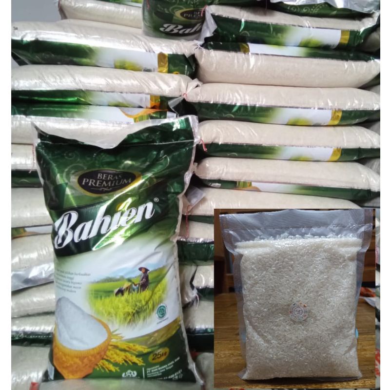 

Beras Bahien Hijau Repack 1kg Vacum