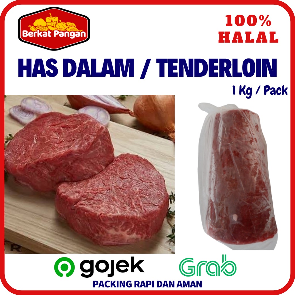 Daging sapi Has Dalam / Tenderloin lokal / Daging rendang / Daging sop 500gr / 1 kg