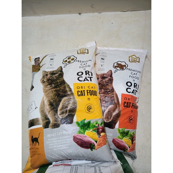 GRAB/GO-JEK Makanan Kucing Oricat Adult Kibble Ikan 20KG / Ori Cat Adult Kibble Ikan 20KG