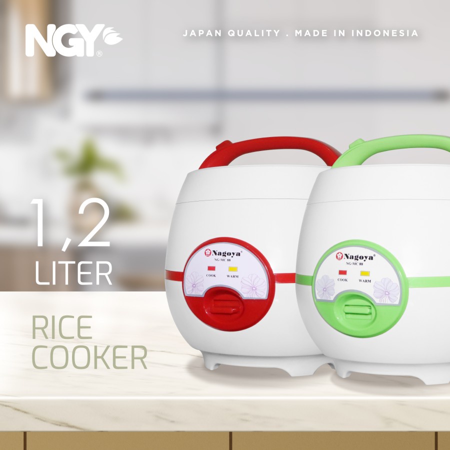 Rice Cooker 3 in 1 Nagoya NGY-MC88 Penanak Nasi Serbaguna 1.2 Liter