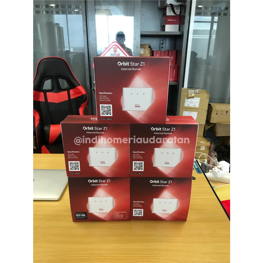 Telkomsel Orbit Star Z1 Modem WiFi 4G High Speed Bonus Data
