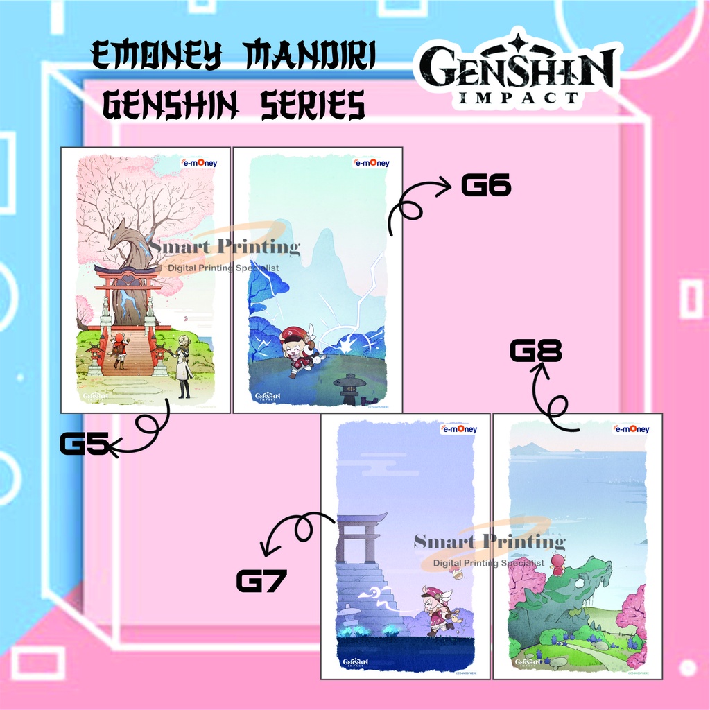 UNOFFICIAL GENSHIN SERIES - EMONEY MANDIRI SALDO 0 CUSTOM