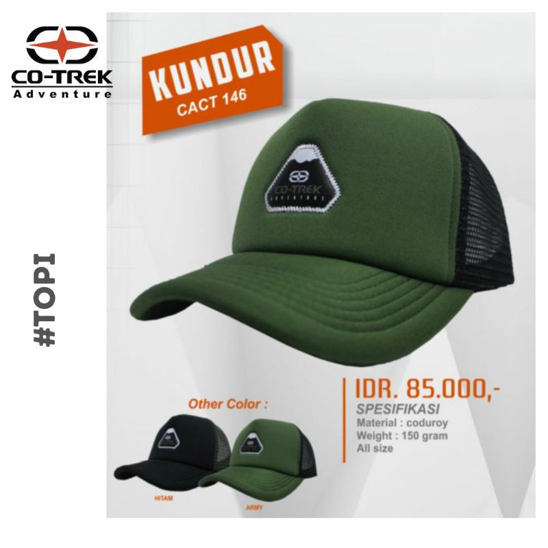 Topi Co-trek Kundur topi Outdoor Adventure