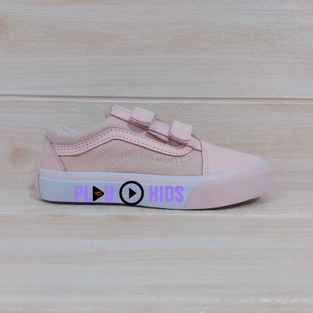 SEPATU ANAK PEREMPUAN | SEPATU SNEAKER ANAK PEREMPUAN | SEPATU V4N5 ANAK OLD SKO0L VELCRO DAN TALI SIZE 21-35