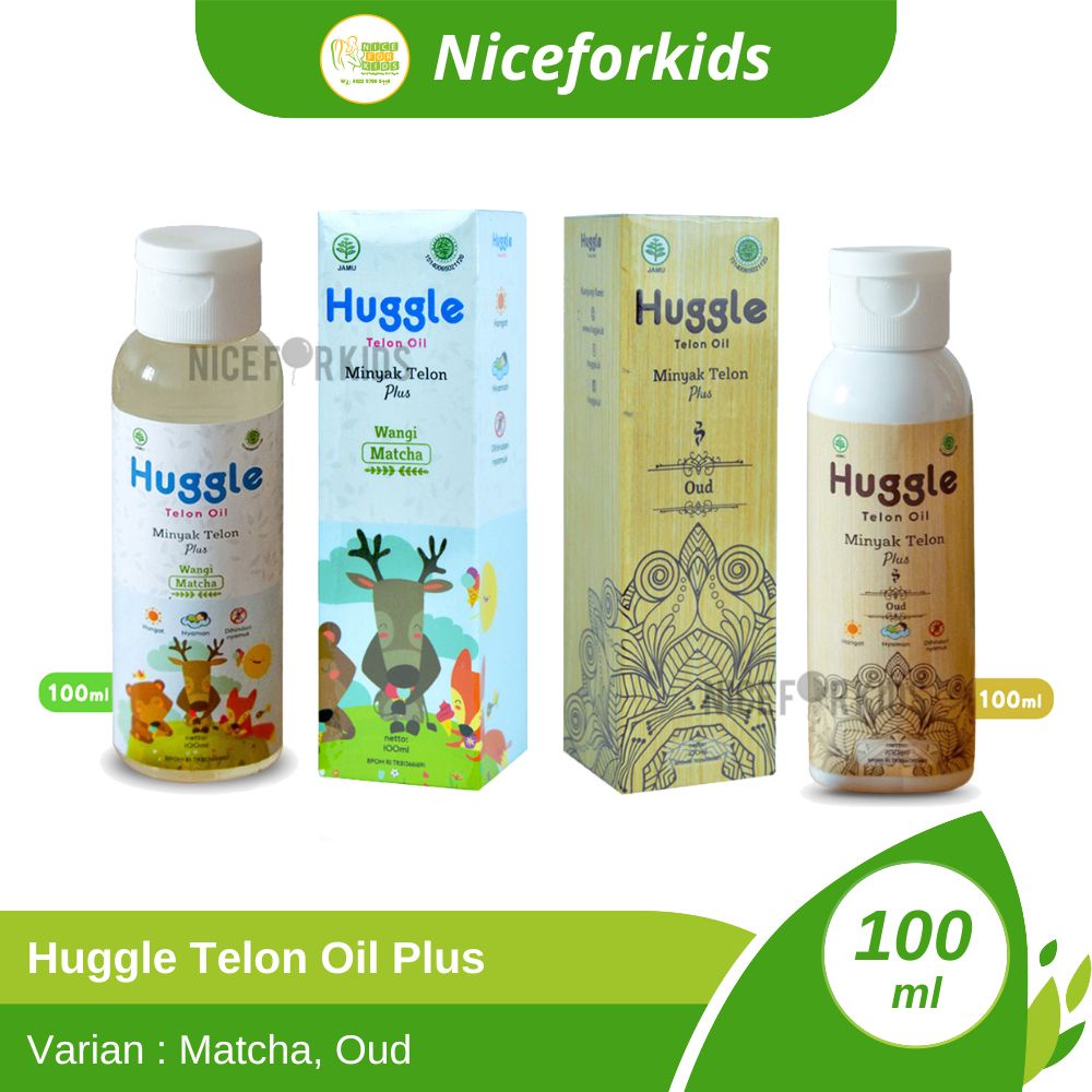 Huggle Minyak Telon Plus 100ml / Telon Oil Plus / Minyak Telon Bayi