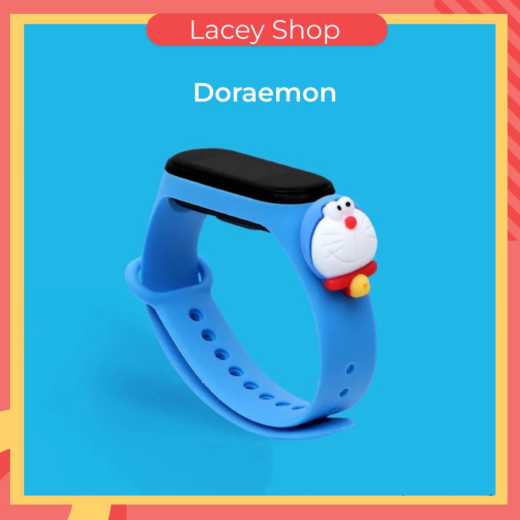 Tali Strap Xiaomi Mi Band 3/4/5/6 Boneka Kartun Besar 3D LUCU