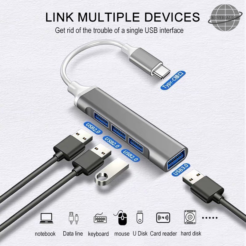 USB HUB Type-C 4 port 3.0 - Type-C USB HUB 4 port 3.0