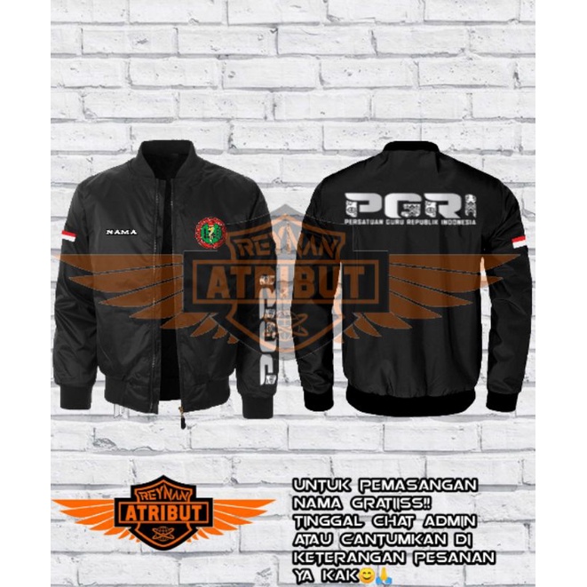 jaket bomber PGRI/ jaket PGRI