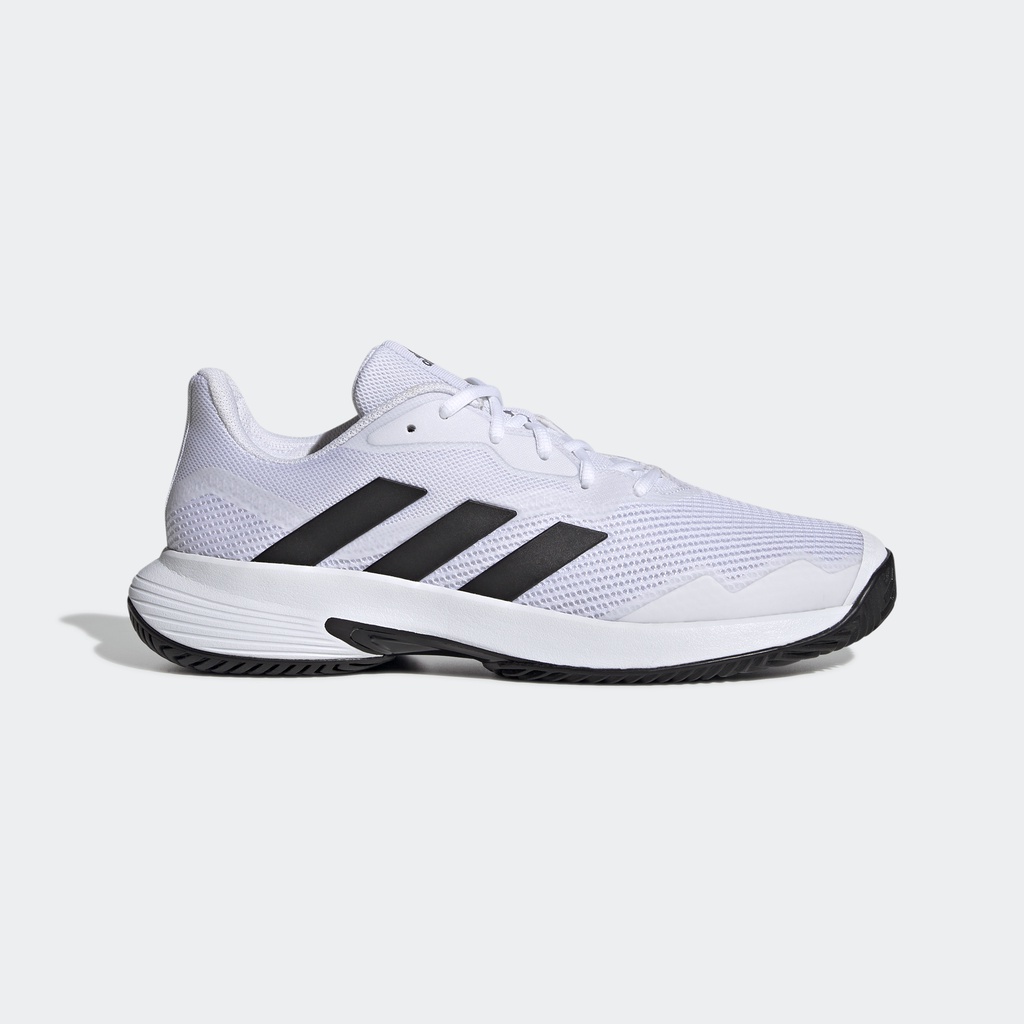 Sepatu Tenis Pria Adidas Courtjam Control Putih Hitam