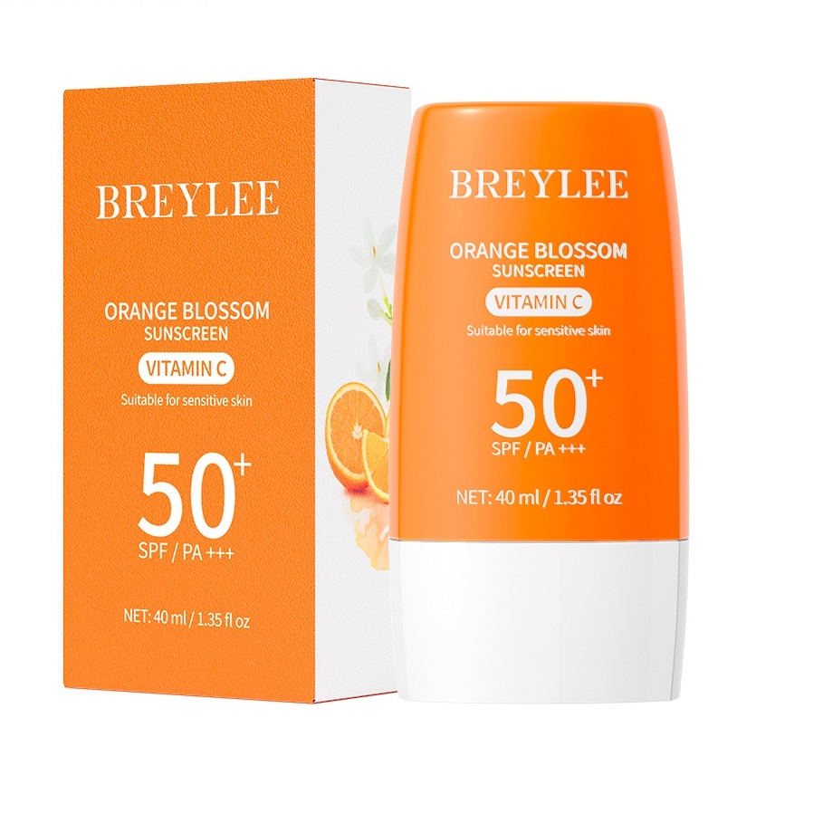 BREYLEE WHITENING UV SUNSCREEN CREAM VARIAN - Krim Tabir Surya SPF 50++ Pelindung Wajah dari Sinar Matahari , Anti-Aging (40 ml)