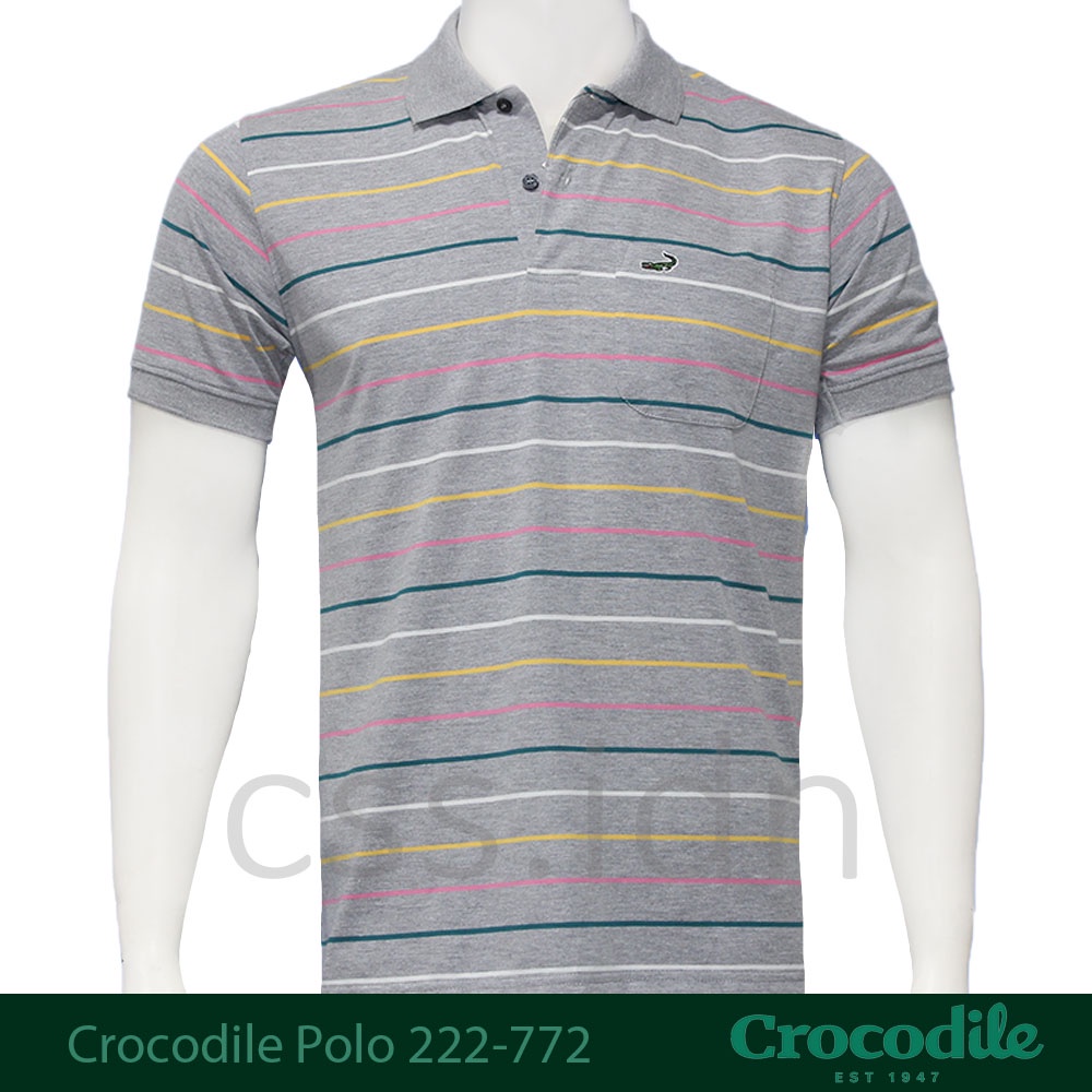 Kaos Kerah Polo Pria Crocodile Slim Fit 222-772