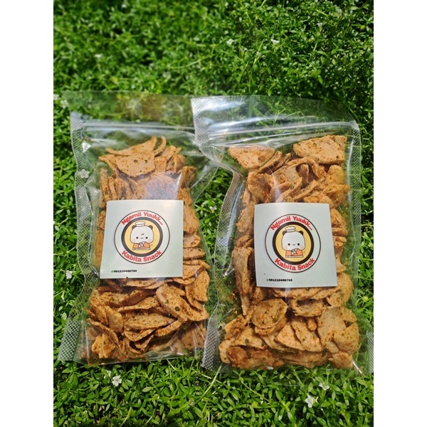 

Kripik Basreng Pedas/Sedang/Asin Ukuran 130gram