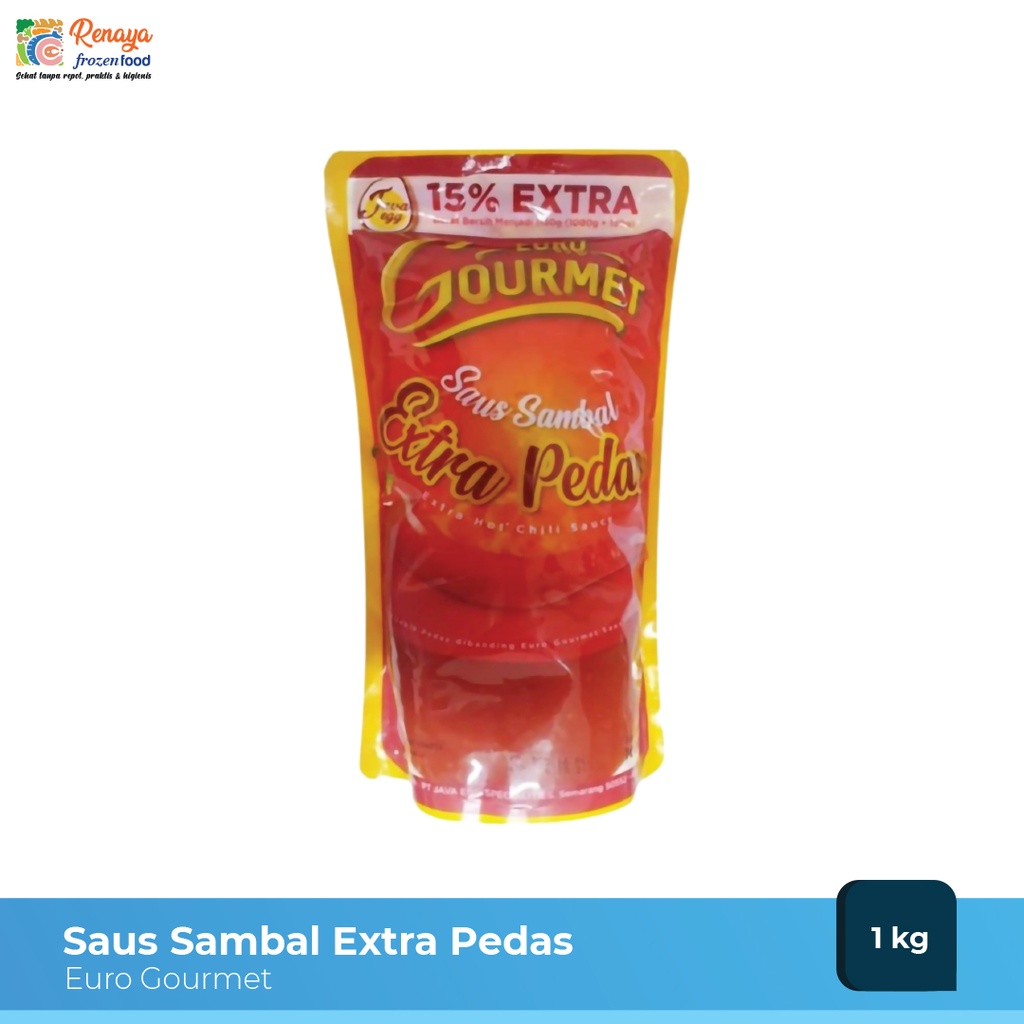 

Euro Gourmet Saus Sambal Extra Pedas Enak Original 1 Kg Terlaris - Renaya.Frozen
