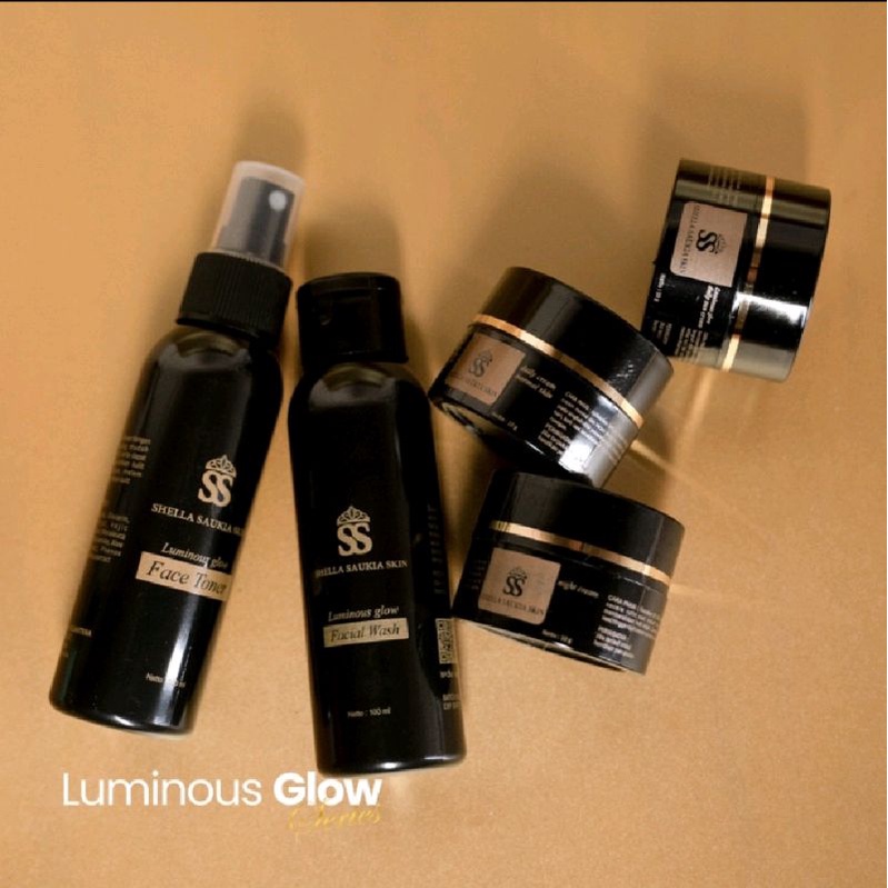 SHELLA SAUKIA TANPA SERUM ||PAKET LUMINOUS GLOW (ES)