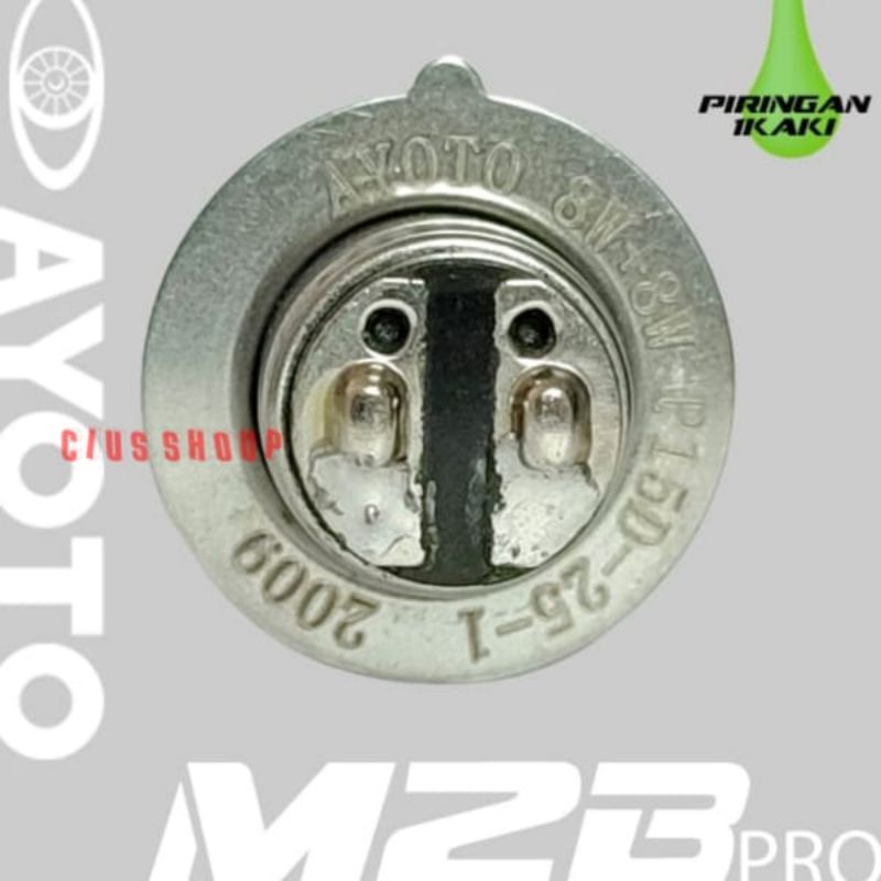 LAMPU LED AYOTO H6 M2B PRO AC DC PNP CAHAYA PUTIH UNTUK LAMPU UTAMA MOTOR BEBEK MATIC TINGGAL PASANG
