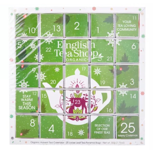 

English Tea Shop Green Puzzle Tea Advent Calendar Tea