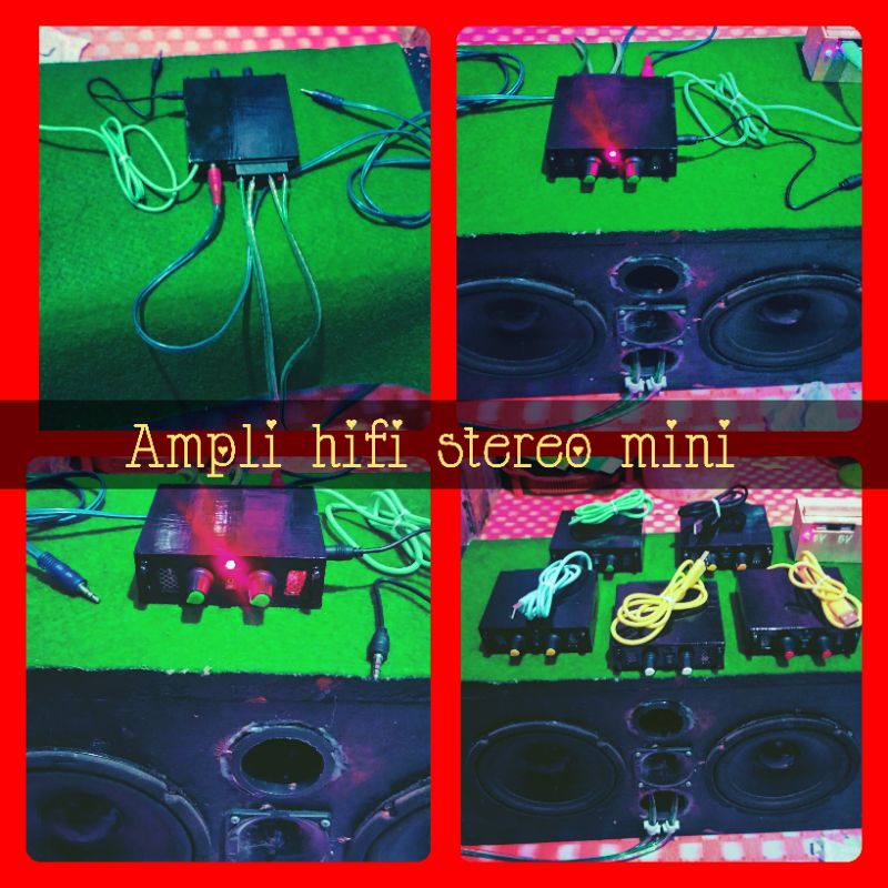 Jual Ampli Mini Stereo 5 Volt,Ampli Mini PAM8403,Rakitan Ampli mini 5V