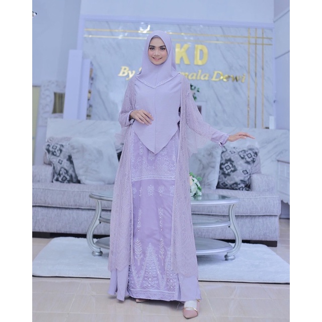 GO ORGANZA PURPLE by SKD SYARI