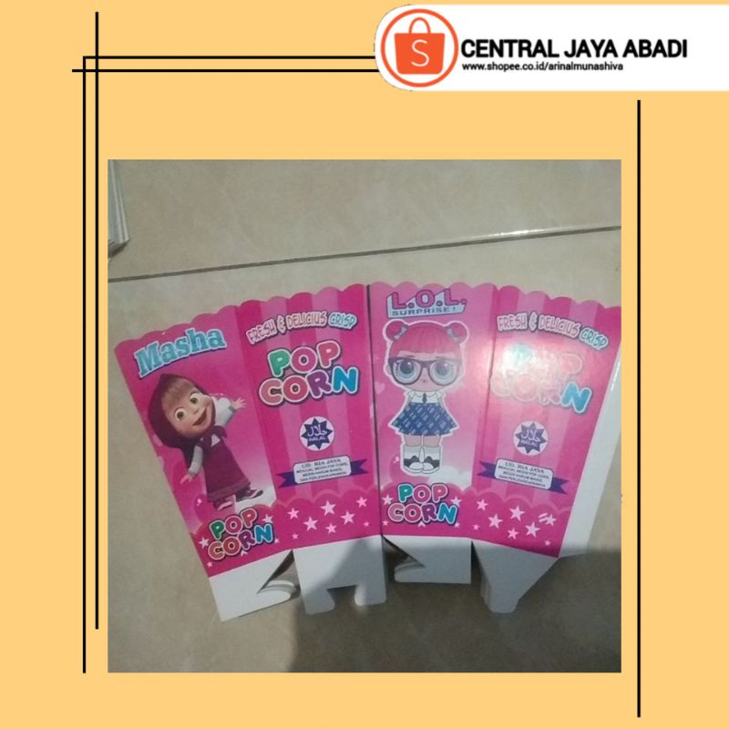 

100 LEMBAR KERTAS POPCORN 12 × 6 BAHAN IVORY PUTIH HIGH QUALITY DUS POP CORN BOX POPCORN KOTAK POPCORN KEMASAN POP CORN PRODUK TERBARU KUALITAS TERBAIK | CENTRAL JAYA ABADI 5826