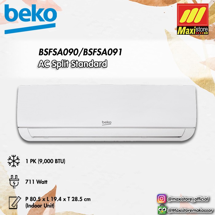 BEKO BSFSA090A  AC Split [1 PK] Standar - Garansi Resmi