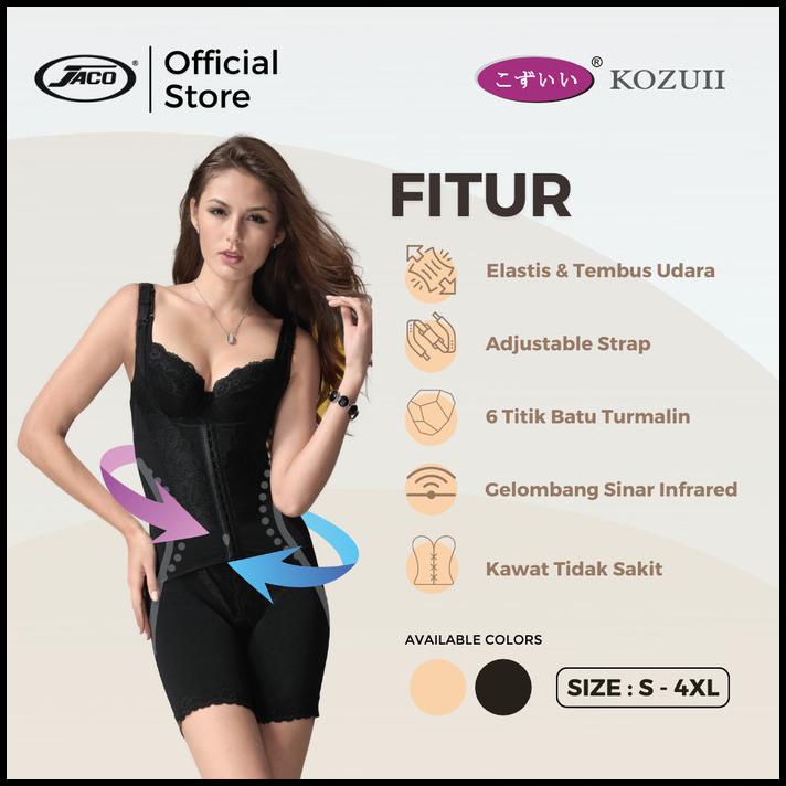 Promo Kozuii Korset Pelangsing Batu Turmalin - Soso Teddies