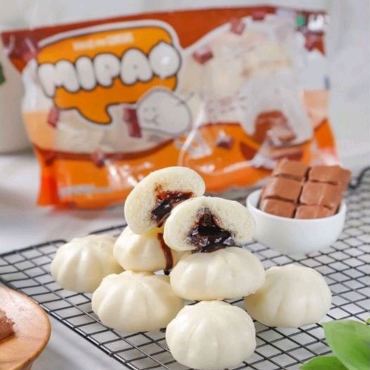 

MOOJOK-Mipao isi selai coklat 30 PELANGI/UMIAMI mini pao beku frozen enak murah